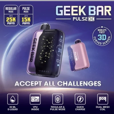 GEEK BAR Pulse X 25000 口拋棄式電子菸 拋棄式電子煙 產品實拍 3 GEEK BAR Pulse X 25000 口拋棄式電子菸 拋棄式電子煙 產品實拍 3
