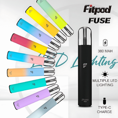 FITPOD Fuse主機 通用 RELX 4/5 代煙彈 支援注油空倉 小巧便攜電子煙推薦